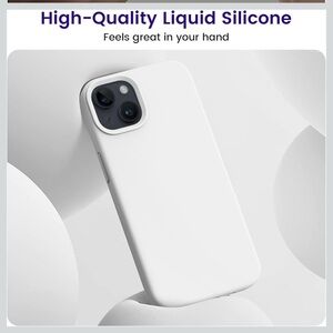 Premium • Creamy White • iPhone 13 Pro Max • Silicone Phone Case •